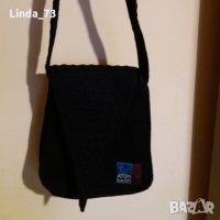 Дам.чанта-/неопрен/-"ATOM BAGS"-черна. Закупена от Италия., снимка 1 - Чанти - 22401487