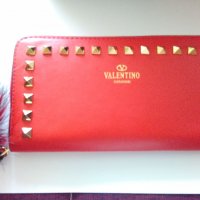 Кожено ново дамско портмоне Valentino, снимка 1 - Портфейли, портмонета - 19834617