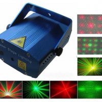 Диско Парти Лазер Mini Laser Stage Lighting, снимка 4 - Други - 17131569