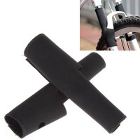 Протектори за предни амортисьори на колело - черни (нови) , снимка 1 - Части за велосипеди - 20893297