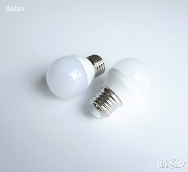 Лампа сфера мини LED енергоспестяваща с цокъл E27 220V 3,5W 3000K, снимка 1