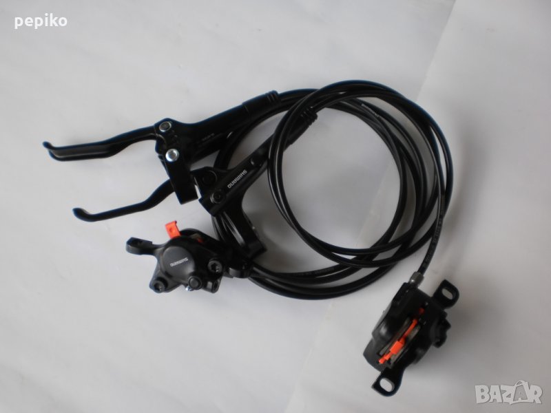 Продавам колела внос от Германия  нови алуминиеви хидравлични спирачки SHIMANO BL-MT200, снимка 1