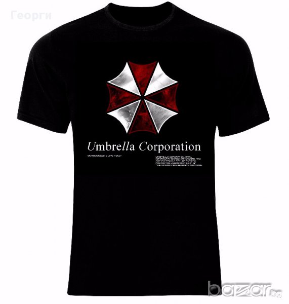 Заразно Зло Resident Evil Umbrella Corporatio​n Logo Тениска Мъжка/Дамска S до 2XL, снимка 1