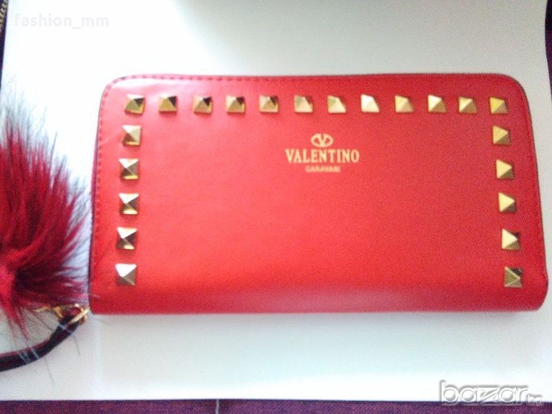 Кожено ново дамско портмоне Valentino, снимка 1