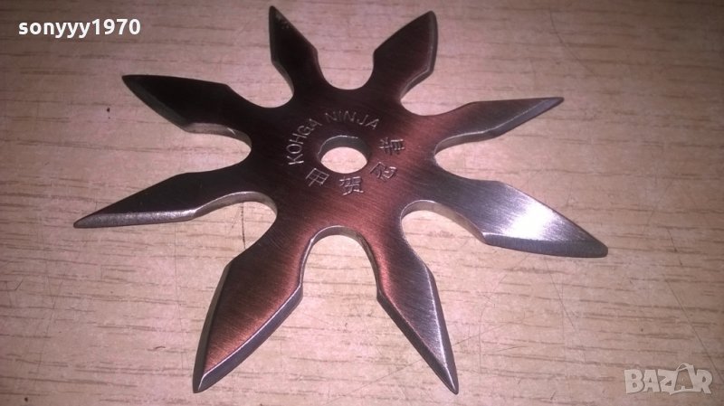 шурикен-нинджа-10см-за колекция или ползване-8 остриета, снимка 1
