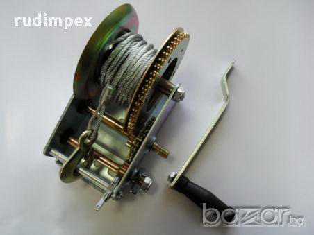 РЪЧНА ЛЕБЕДКА 907 кг / 2000LB winch с ниска цена, снимка 1