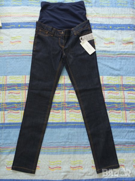 Нови дънки за бременни EU38, UK10. Тъмно син деним, марка Anna Field., снимка 1