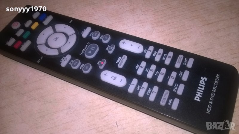 philips hdd/dvd recorder remote control-внос швеция, снимка 1