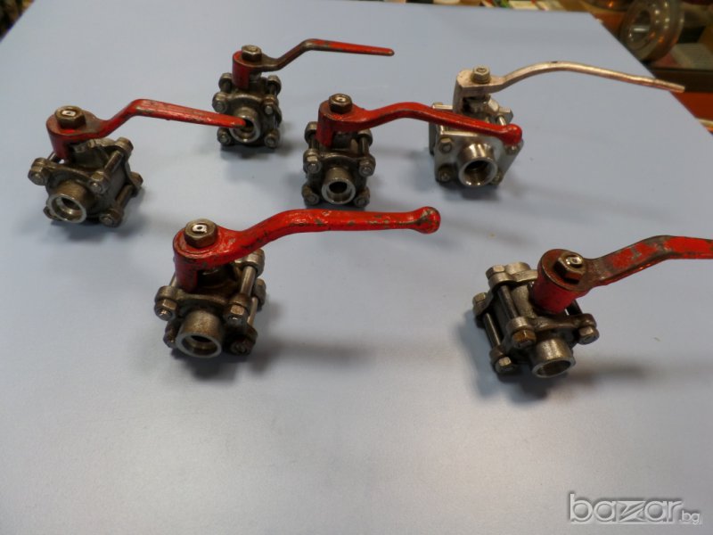 Кран Сферичен Неръждаем, снимка 1