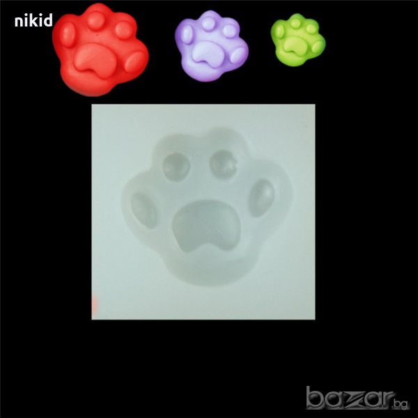 Лапа лапичка мини силиконов калъп молд форма за бижутерски сладкарски и смола изделия, снимка 1