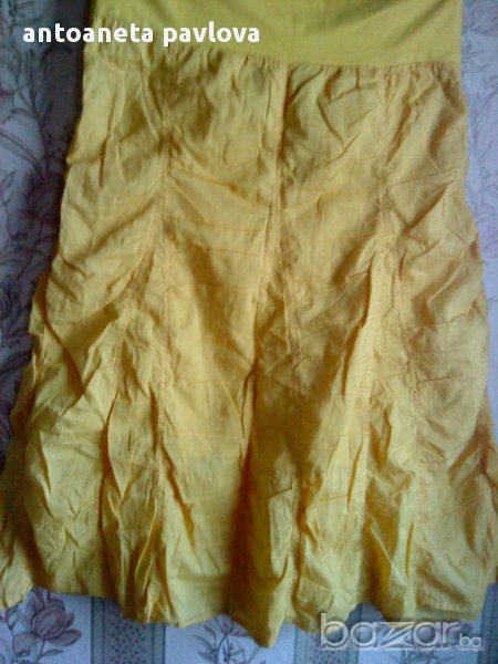 жълта лятна пола , снимка 1