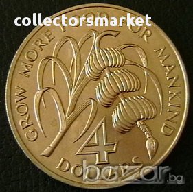 4 долара 1970 FAO, Гренада, снимка 1