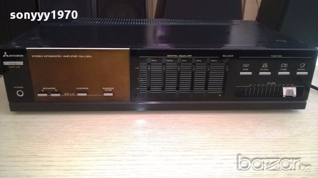 mitsubishi da-u36x-stereo integrated amplifier-внос швеицария, снимка 4 - Ресийвъри, усилватели, смесителни пултове - 12763777