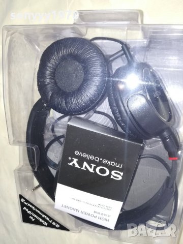 sony headphones-черни и нови, снимка 5 - Слушалки и портативни колонки - 21677144