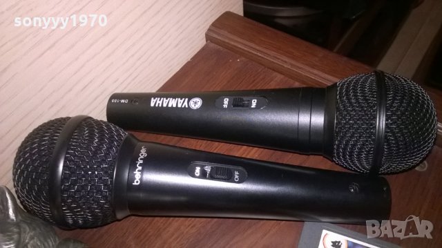 behringer & yamaha-profi mic-жични микрофони, снимка 3 - Микрофони - 23803808