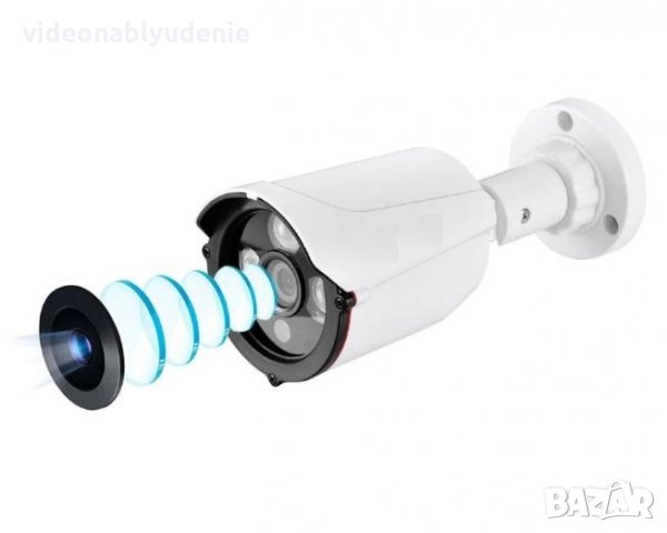 1 Mегапиксела HD 720р Водоустойчива IP Камера Onvif P2P 4 ARRAY IR-Cut 25 M. Нощно Виждане DSP XM510, снимка 6 - IP камери - 24681205