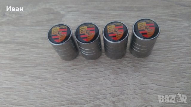 3 вида Ключодържател 3 вида капачки за вентили метална еблема и силиконов стикер Порше Porsche, снимка 10 - Аксесоари и консумативи - 24568689