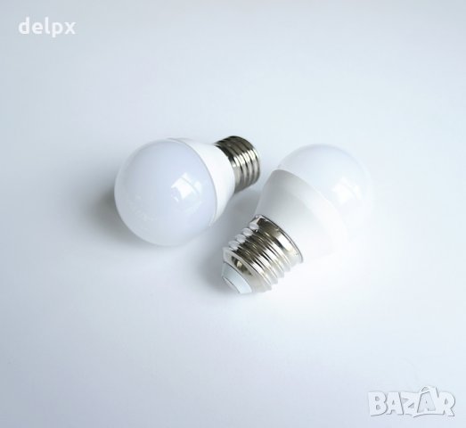 Лампа сфера мини LED енергоспестяваща с цокъл E27 220V 3,5W 3000K