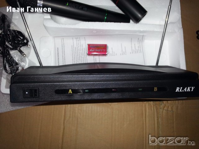 2-броя Безжични Вокални Микрофони 100 метра усилен обхват -wire, снимка 8 - Микрофони - 12910818