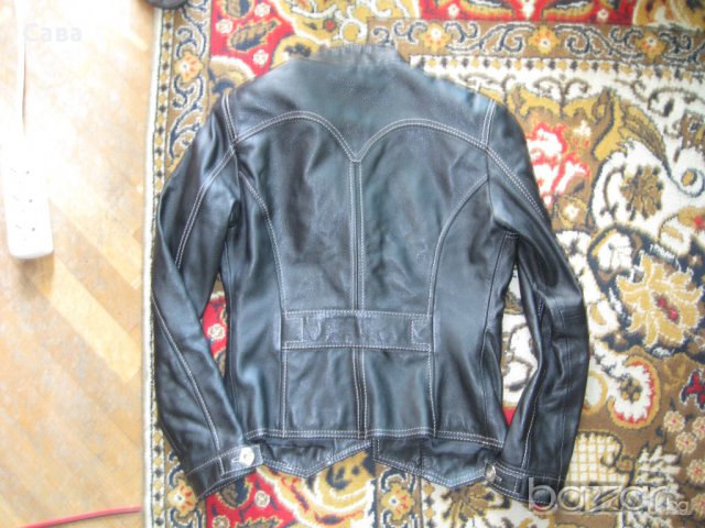 Кожено яке  дамско,С-М, снимка 3 - Якета - 15843272