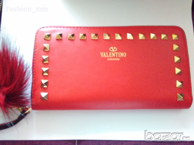 Кожено ново дамско портмоне Valentino