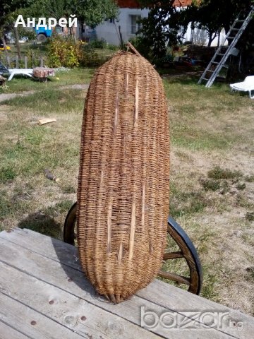 Старинен кош,панер, снимка 7 - Антикварни и старинни предмети - 19274718