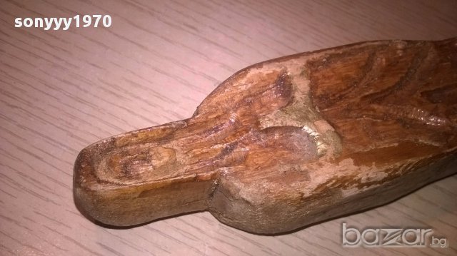 Фигура-дърворезба 17/5/4см-внос швеицария, снимка 9 - Антикварни и старинни предмети - 16379395