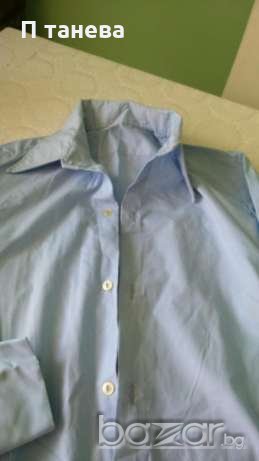 Светло синя мъжка риза, снимка 4 - Ризи - 19187990