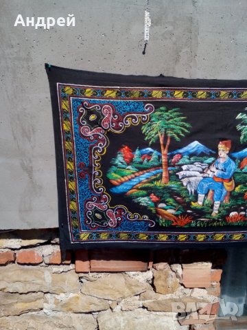 Старинен ковьор,покривка за стена #71, снимка 4 - Антикварни и старинни предмети - 24813521