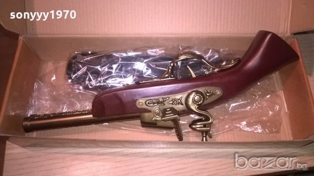 ретро пищов-33см-запалка с поставка-внос швеицария