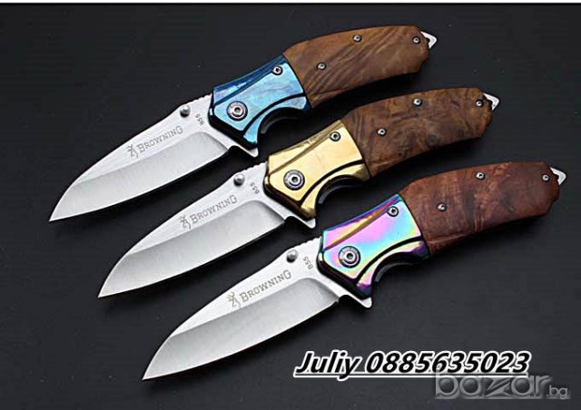 Сгъваем нож Browning B55 /Хамелеон/, снимка 5 - Ножове - 16654812