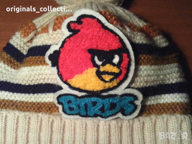 Зимна шапчица Angry Birds, снимка 2 - Шапки, шалове и ръкавици - 23691971
