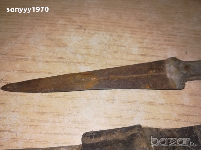 антика-стар нож с кания-18/21см, снимка 10 - Колекции - 20967181