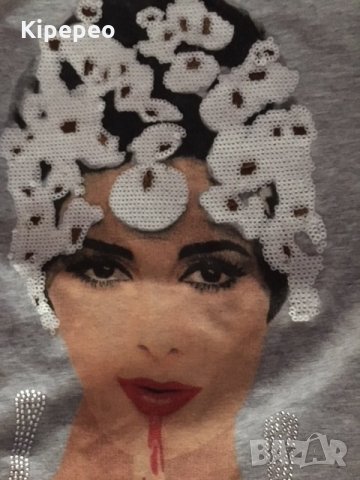 Топ Amnesia с камъни и пайети, снимка 2 - Корсети, бюстиета, топове - 21786303