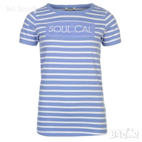 Разпродажба! Soul Cal нова оригинална дамска тениска - размер М, снимка 1 - Тениски - 22052338