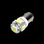 LED Диодна крушка BA9S 0.8W 32lm 1206 5 SMD led със цокъл бяла, снимка 1 - Аксесоари и консумативи - 18985873
