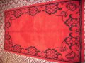 червен нов вълнен ръчно тъкан китеник, снимка 2