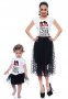 МАМА И АЗ! Дизайнерски тениски CINDERELLA LOUBOUTIN за Мама и Дете! Поръчай модел с твоя Идея!, снимка 1 - Тениски - 16097143
