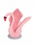 Комплект за изработване на модулно оригами Розов лебед, снимка 4