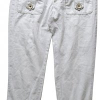 Miss Sixty ® дамски панталон бял 3/4 100% памук, снимка 1 - Панталони - 21955724