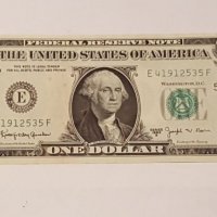 SCARCE "BARR NOTE " $ 1 DOLLAR 1963-B UNC, снимка 2 - Нумизматика и бонистика - 18801999