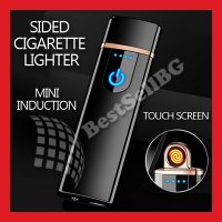 Ветроустойчива електронна запалка на ток плазмена запалка реотан сензор USB Тесла цигари подарък, снимка 5 - Запалки - 24218128