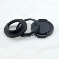 Комплект UV филтър 52mm, преходник и капак OEM за GoPro Hero 3/3+ , снимка 2 - Обективи и филтри - 17110744