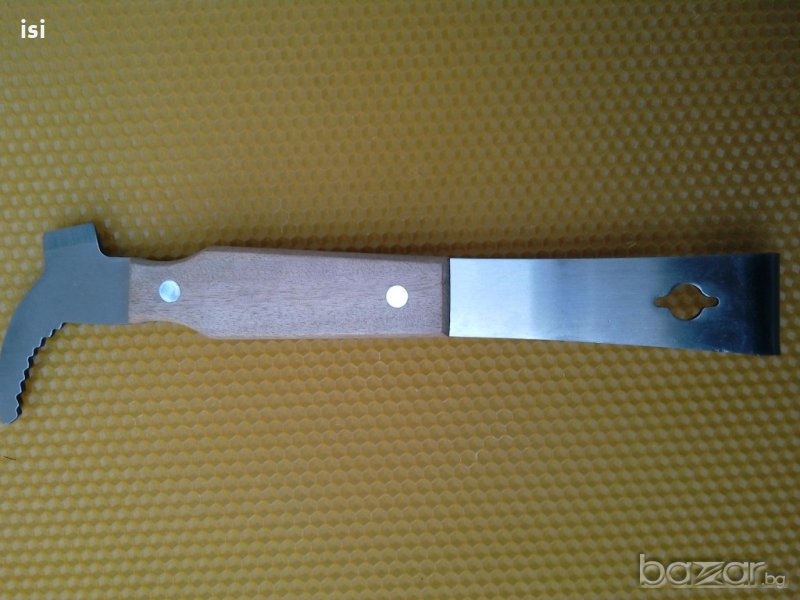 Пчеларски рамкоповдигач дървена дръжка модел2-пчеларски инвентар, снимка 1