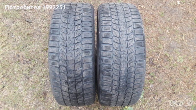 2бр зимни гуми BRIDGESTONE Blizag 195/50R16 DOT1611 5mm дълбочина на шарката. Цената е за 2бр., снимка 1