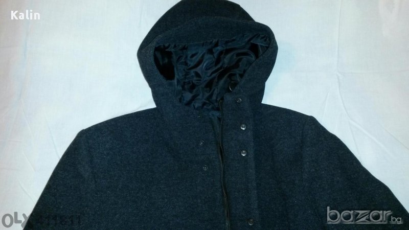 Елегантно кашмирено палто с качулка KENVELO, снимка 1