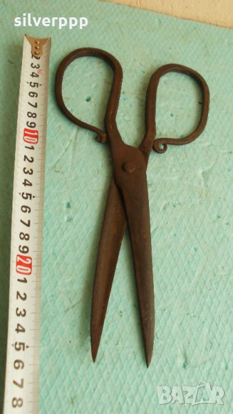  Стара абаджийска ножица - 4 , снимка 1