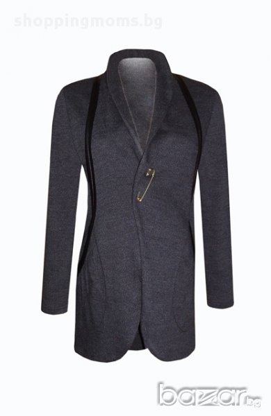 Жилетка за бременни и макси дами 0852 с кожена лента , снимка 1