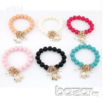 дамска гривна със слонче за късмет или сърце И ДРУГИ , снимка 1