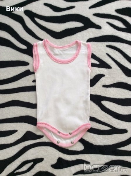 бодита с късо ръкавче 0-3месеца, снимка 1